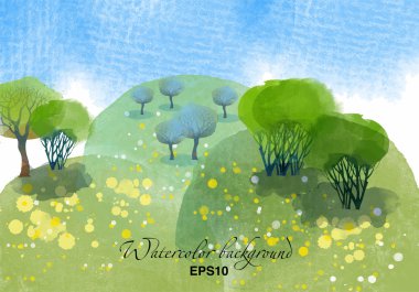 suluboya bahar peyzaj