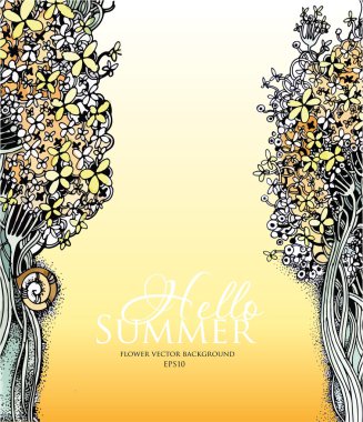 Merhaba yaz arka plan