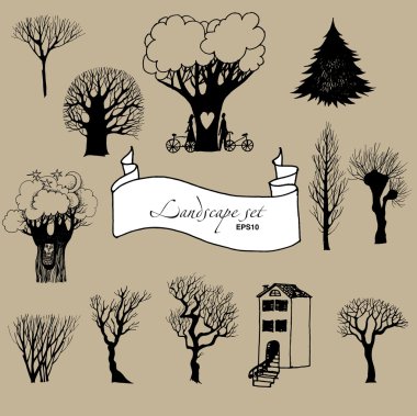 Ağaçlar ve Binalar