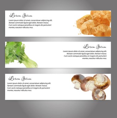 Suluboya sebze arka plan