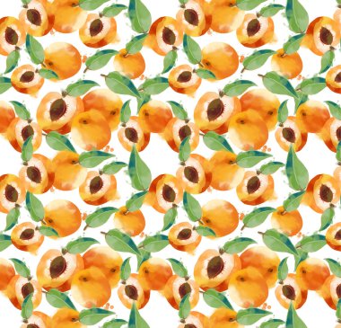 Kayısı suluboya arka plan