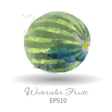 Suluboya karpuz meyve