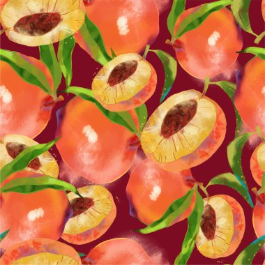 Şeftali seamless modeli