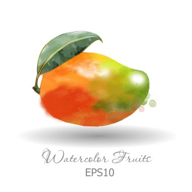 Suluboya mango meyve