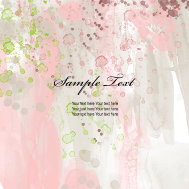 Sulu Boya renkli arka plan