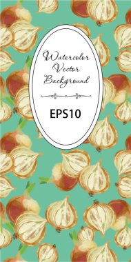 Suluboya soğan arka plan