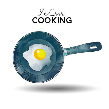 Sulu Boya mutfak arka plan