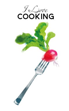 Sulu Boya mutfak arka plan