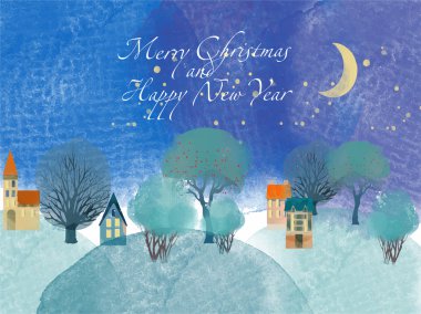 suluboya kış manzarası