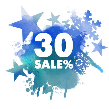 Kış satış arka plan