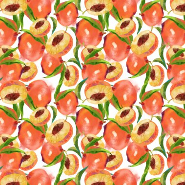 Kayısı suluboya arka plan