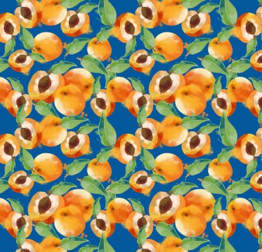 Kayısı suluboya arka plan