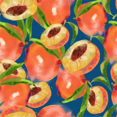 Şeftali seamless modeli