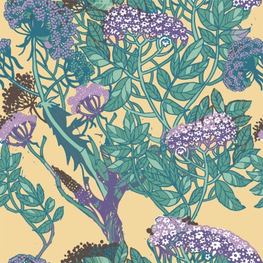 Kusursuz çiçek deseni