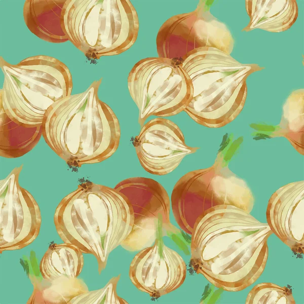 Sulu Boya desen soğan