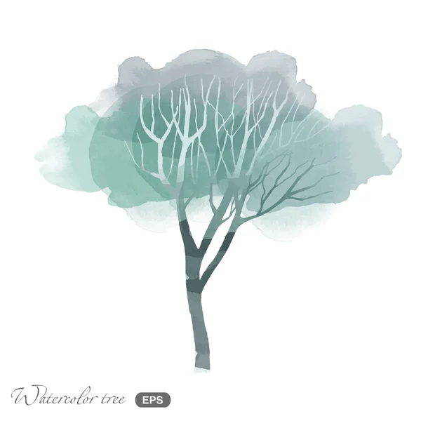 suluboya kış ağacı