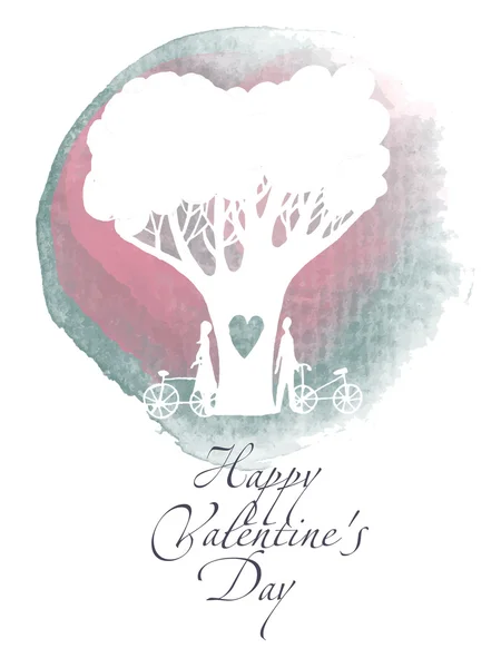 Joyeux fond Saint-Valentin — Image vectorielle