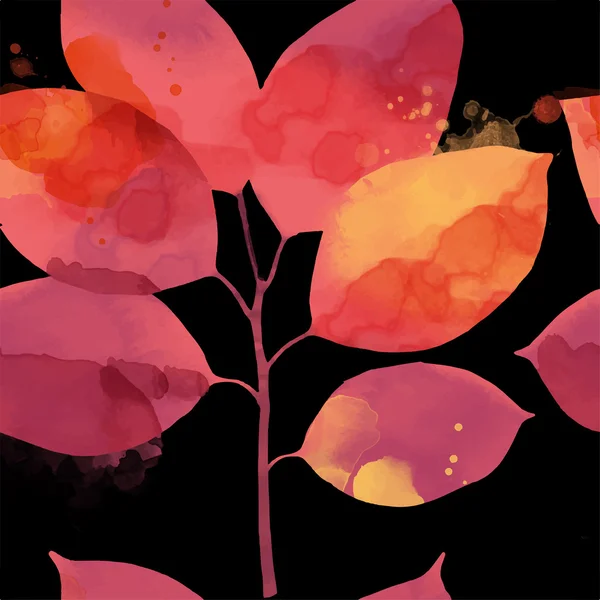 Herbstblättermuster — Stockvektor
