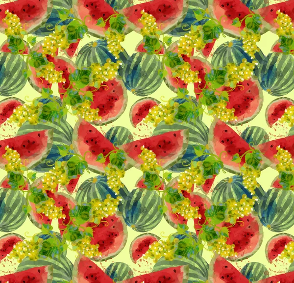 Arka plan üzüm ve karpuz