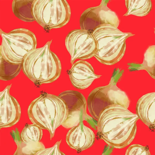 Sulu Boya desen soğan