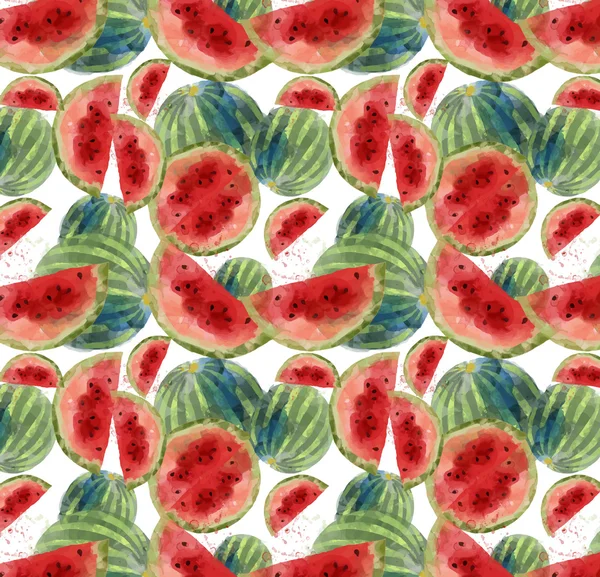 Bakgrund av vattenmelon — Stock vektor