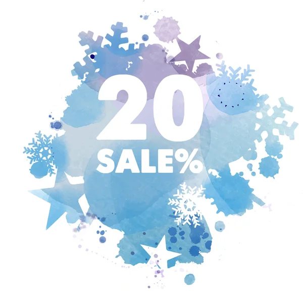 Kış satış arka plan