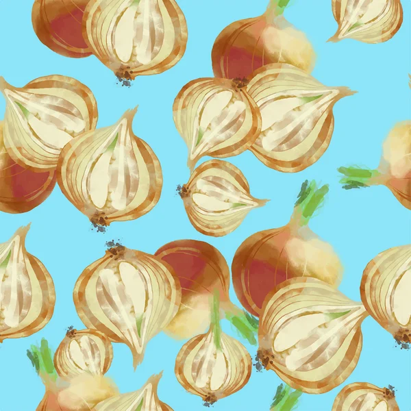 Sulu Boya desen soğan