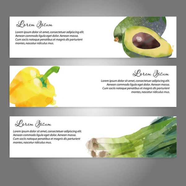 Suluboya sebze arka plan