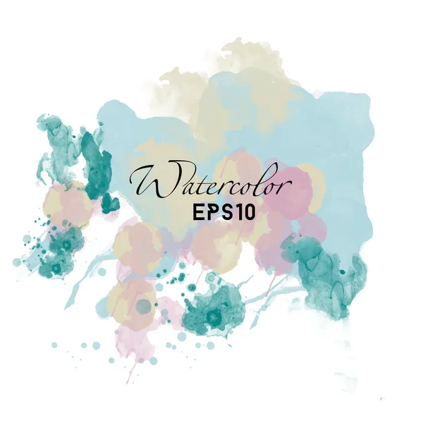 Fundo respingo aquarela — Vetor de Stock