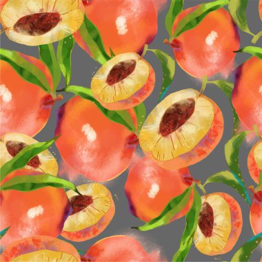 Şeftali seamless modeli