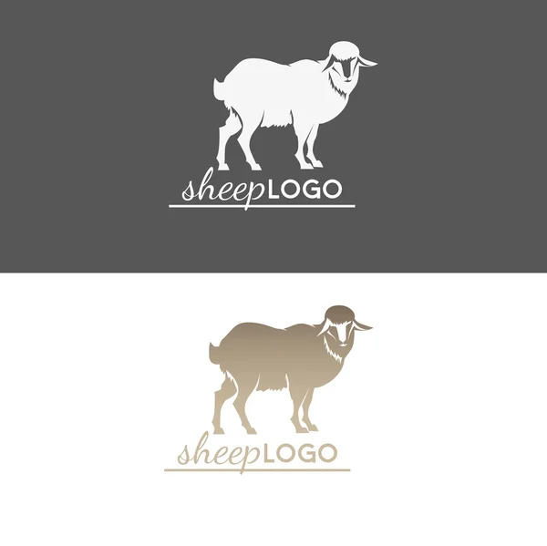 Logo de oveja animal — Archivo Imágenes Vectoriales