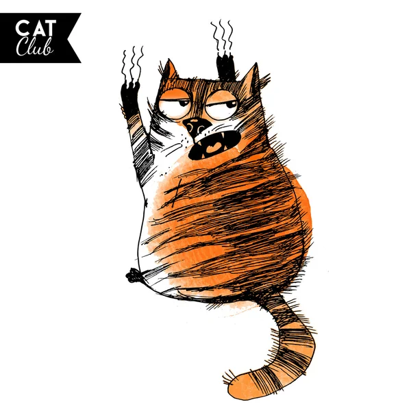 Sulu Boya kedi karakteri