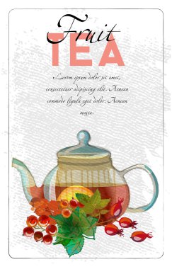 Meyve çay çaydanlık