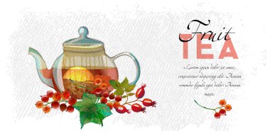 Meyve çay çaydanlık