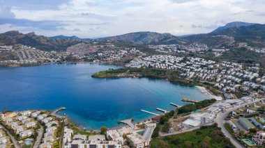 Bodrum 'un panoramik fotoğrafı. Tatil köyünün gözdelerinden biri..