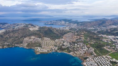 Bodrum 'un panoramik fotoğrafı. Tatil köyünün gözdelerinden biri..