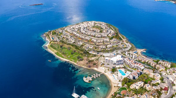 Bodrum 'un panoramik fotoğrafı. Tatil köyünün gözdelerinden biri..