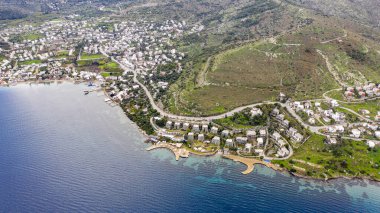 Bodrum 'un panoramik fotoğrafı. Tatil köyünün gözdelerinden biri..