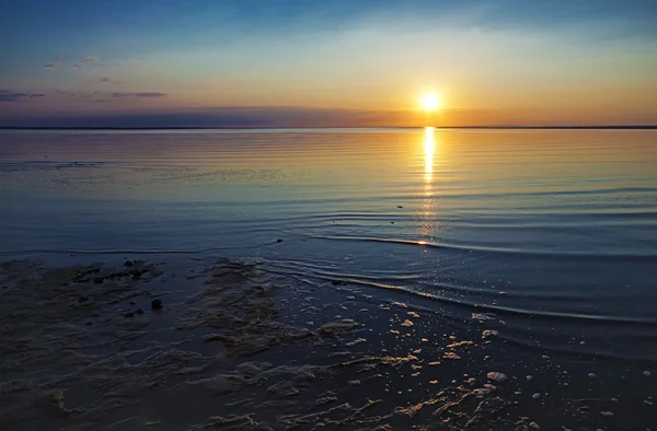 Puesta de sol en Chapin Beach — Foto de Stock