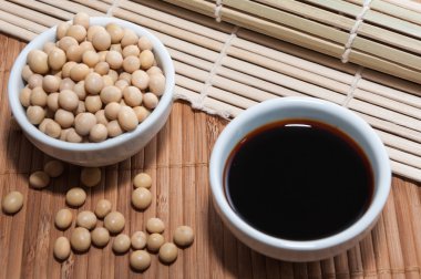 Soya sosu ve bambu Amerikan Servisi