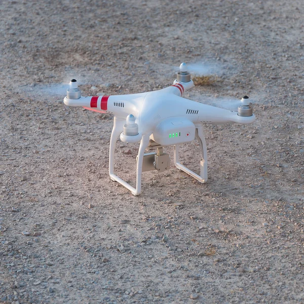 Drone quadricopter with high-resolution digital camera — Stock Photo, Image