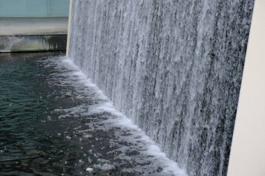 Waterfall at the Hilliard Art Museum in Lafayette, LA