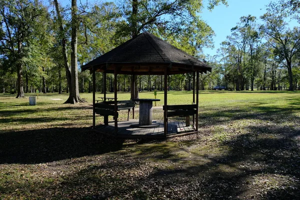 Gazebo Davis Park Lafayette — Fotografia de Stock