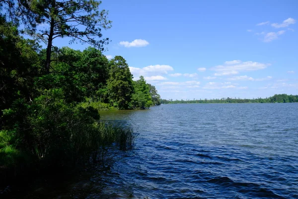Индийское озеро Крик Луизиана - солнечный день — стоковое фото