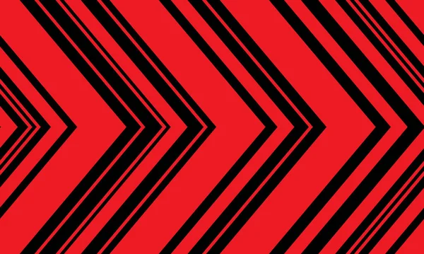 Абстрактний Червоний Чорний Візерунок Стрілка Напрямок Безшовний Фон Векторні Ілюстрації — стоковий вектор