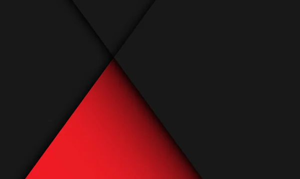 Linha Sombra Triângulo Vermelho Abstrato Preto Com Design Espaço Branco —  Vetores de Stock