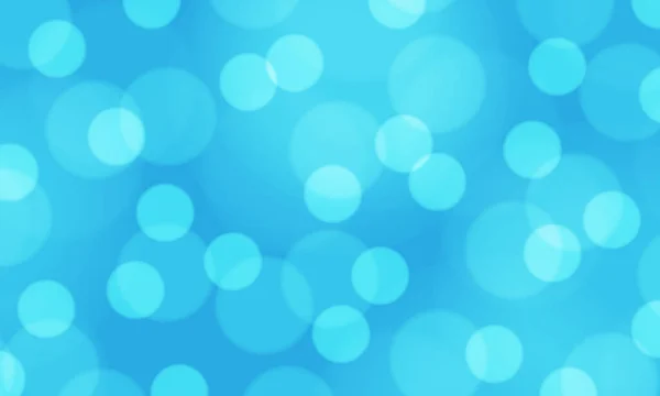 Abstract Blue Light Blur Bokeh Background Vector Illustration — Vetor de Stock