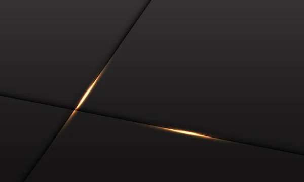 Sombra Metálica Gris Abstracta Oro Luz Cruz Diseño Moderno Lujo — Vector de stock