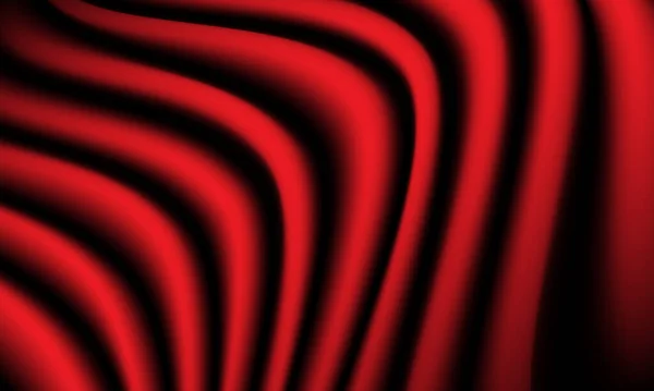 Абстрактная Красная Ткань Волна Кривой Фона Роскошный Векторный Рисунок — стоковый вектор