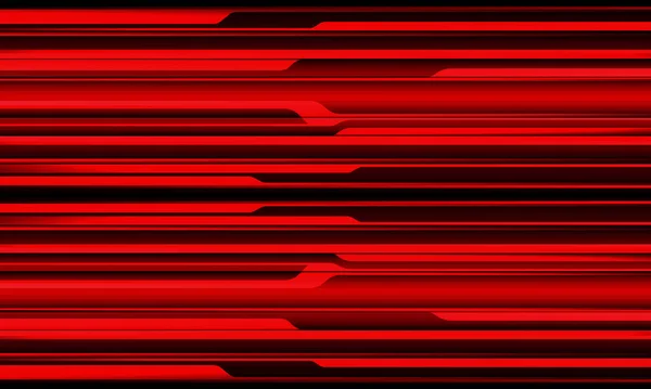 Abstracto Rojo Negro Metálico Sombra Línea Negra Patrón Ciber Geométrico — Archivo Imágenes Vectoriales